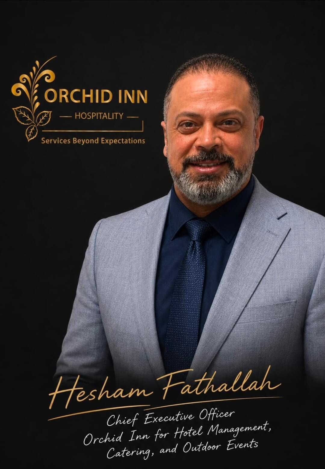 Hesham Fathallah, CEO of Orchid Inn